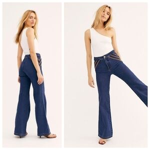 We the Free Over The Rainbow Flare Jeans size 28 NWT